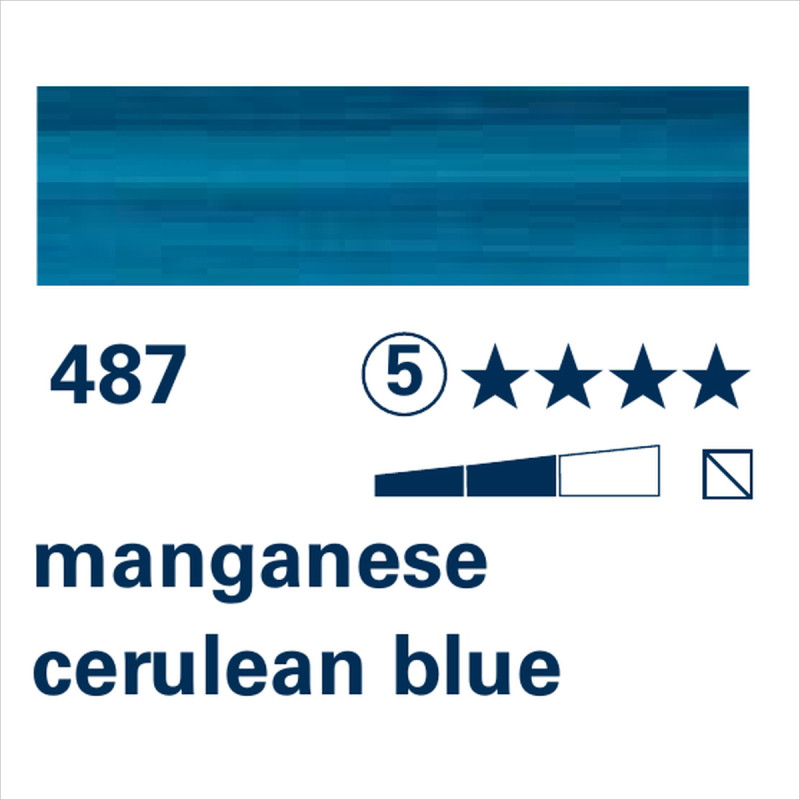 SCHMINCKE MUSSINI - 487 BLU CELESTE MANGANESE