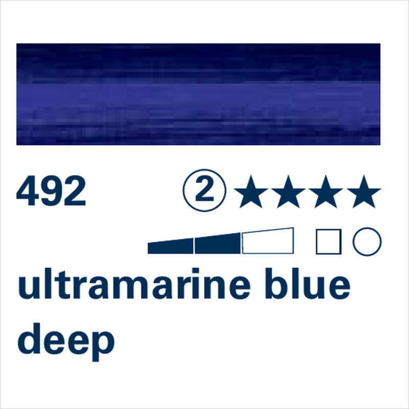 SCHMINCKE MUSSINI - 492 BLU OLTREMARE SCURO