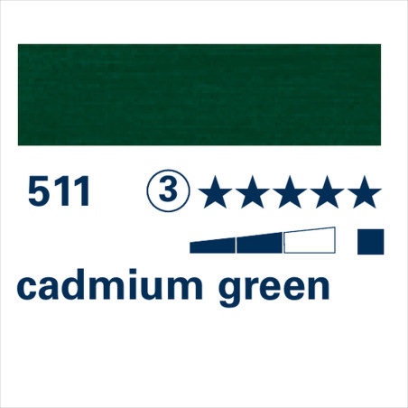 SCHMINCKE MUSSINI - 511 VERDE DI CADMIO