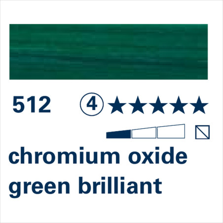 SCHMINCKE MUSSINI - 512 VERDE DI CROMO OSSIDO BRILL.