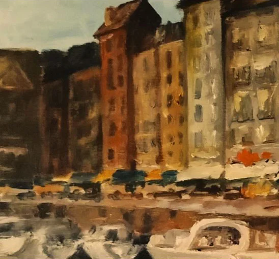 Pittura a Olio Pomeridiano